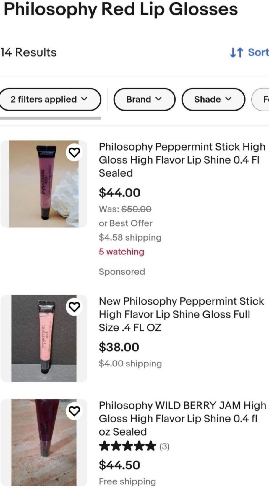 Блеск PHILOSOPHY Peppermint Stick Блеск для губ из США