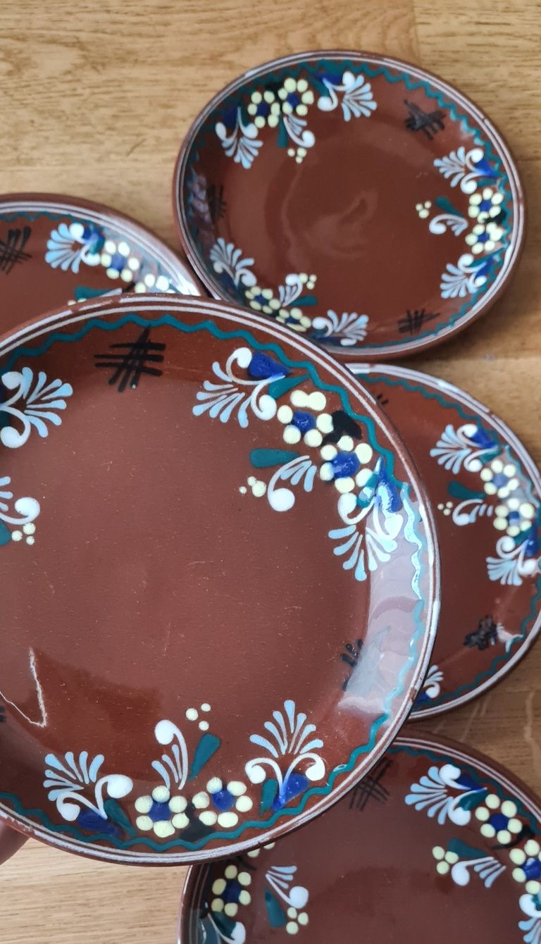 Talerze rustykalne porcelit