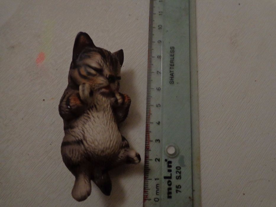 Gato em Porcelana biblot biblots objeto decorativo