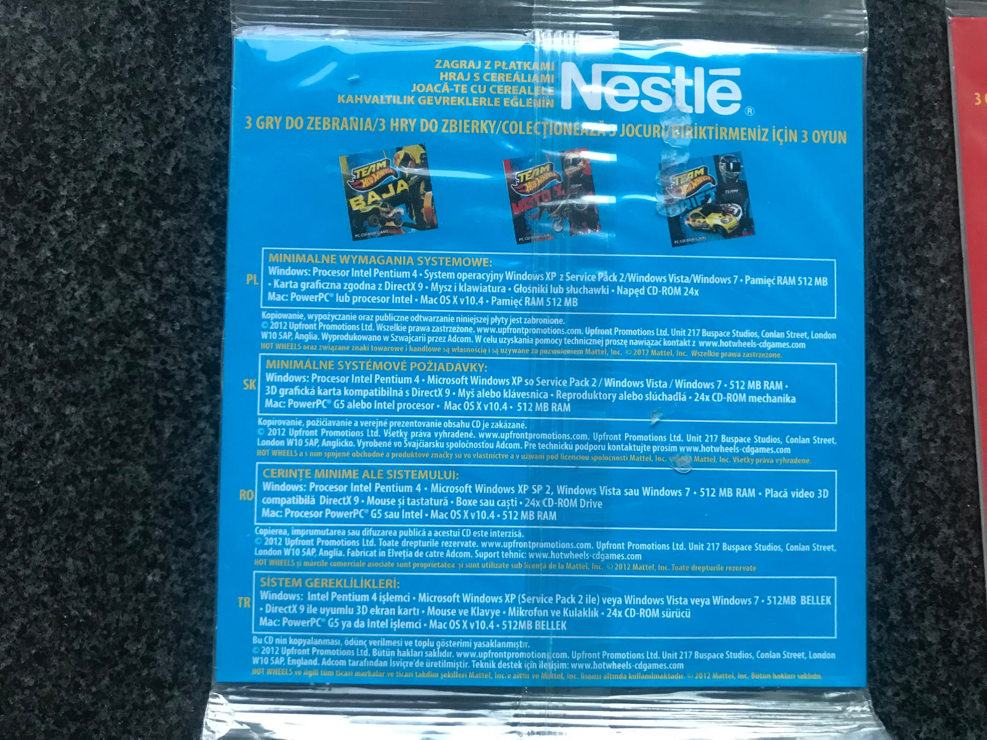 Nowa Gra dla dzieci na płycie CD PC Team Hot Wheels Drift, Moto, Baja