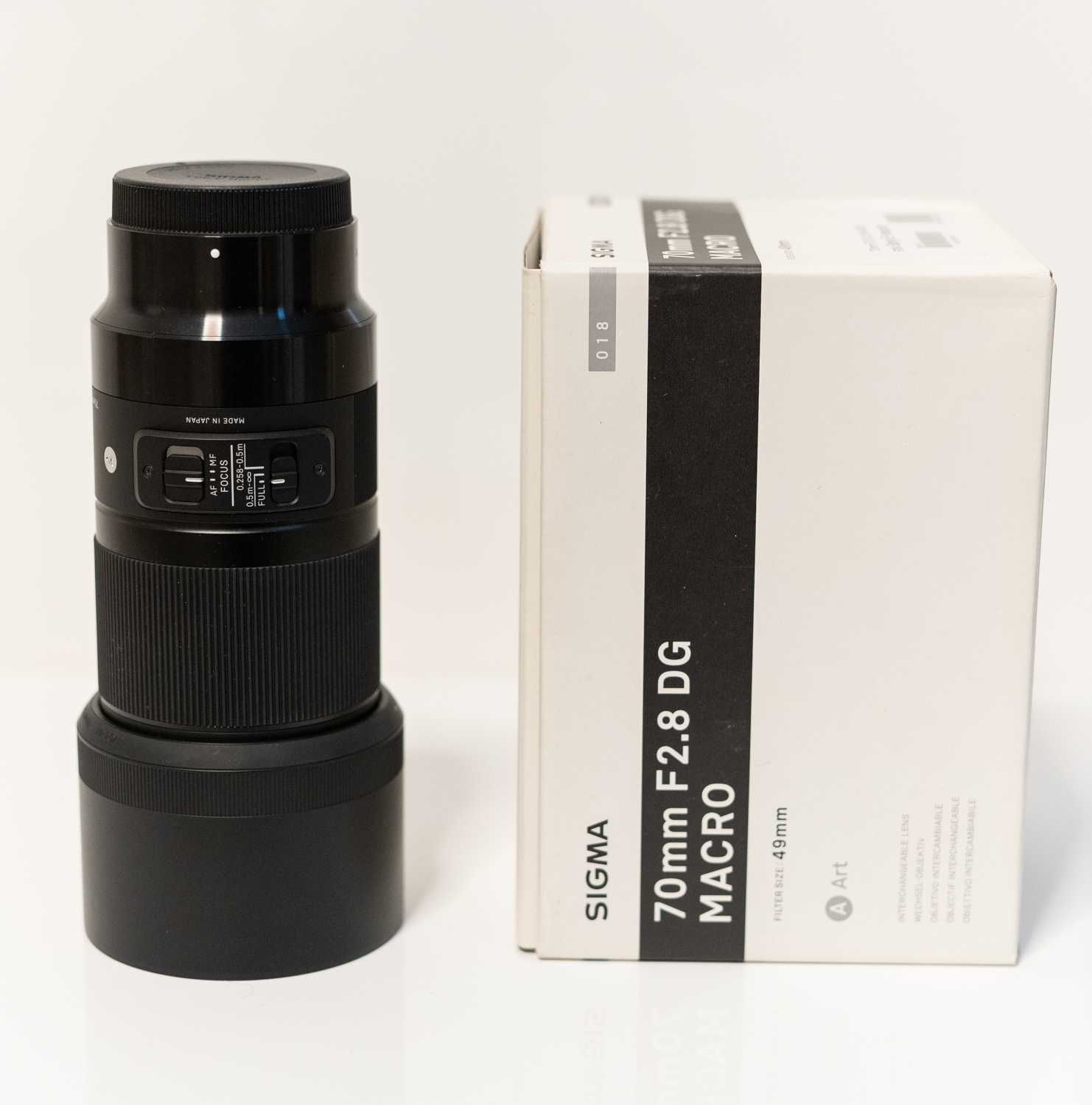 Sprzedam obiektyw SIGMA Art 70 2.8 - stan idealny - makro - do SONY