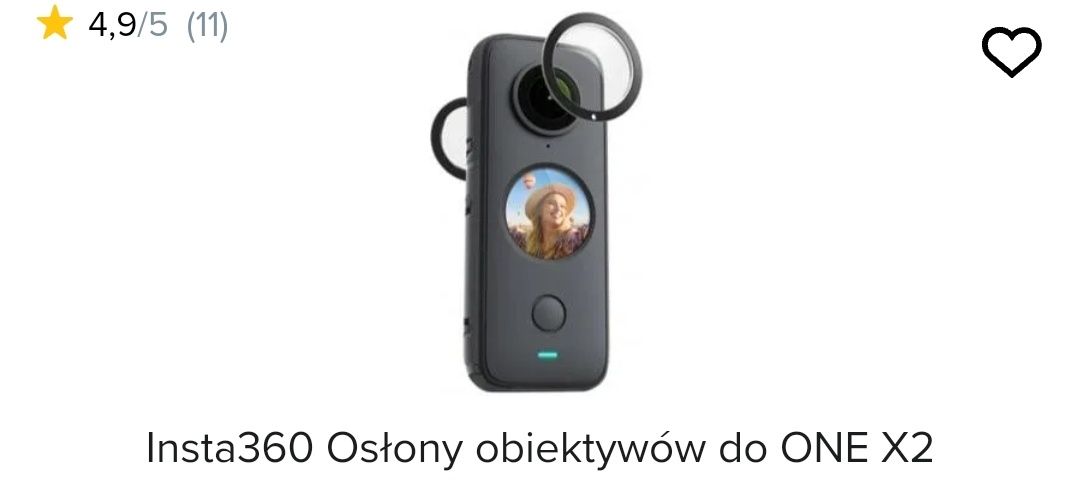 Osłony obiektywów Insta360 ONE X3 - Sticky Lens Guards