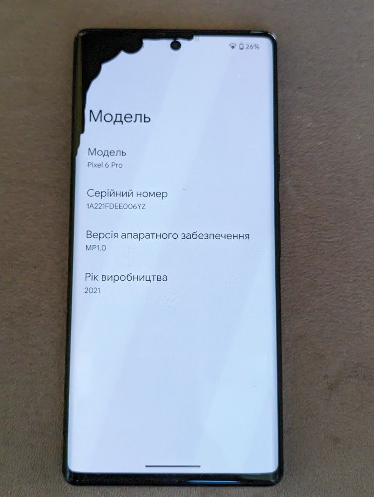 Google Pixel 6 pro 128gb