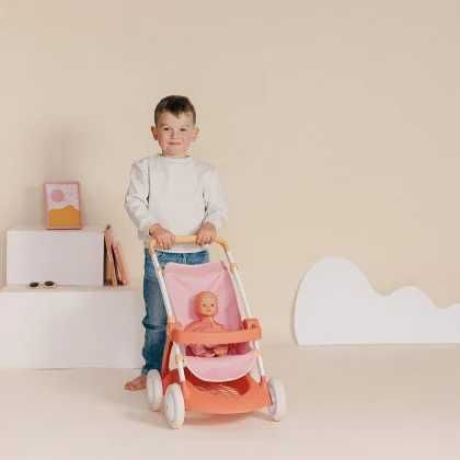 Коляска для ляльки Smoby 7600254024 "Теракотова пудра. Прогулянка"