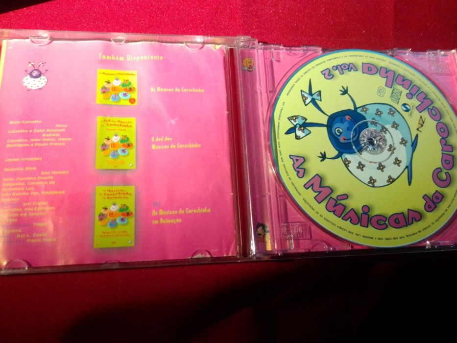 Cd infantil "As musicas da carochina volume 2 "