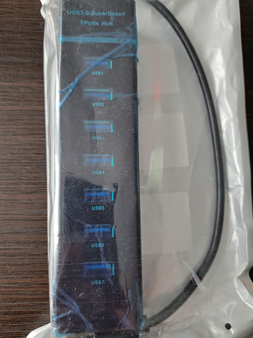 Hub USB 3.0 SuperSpeed 7 portów USB