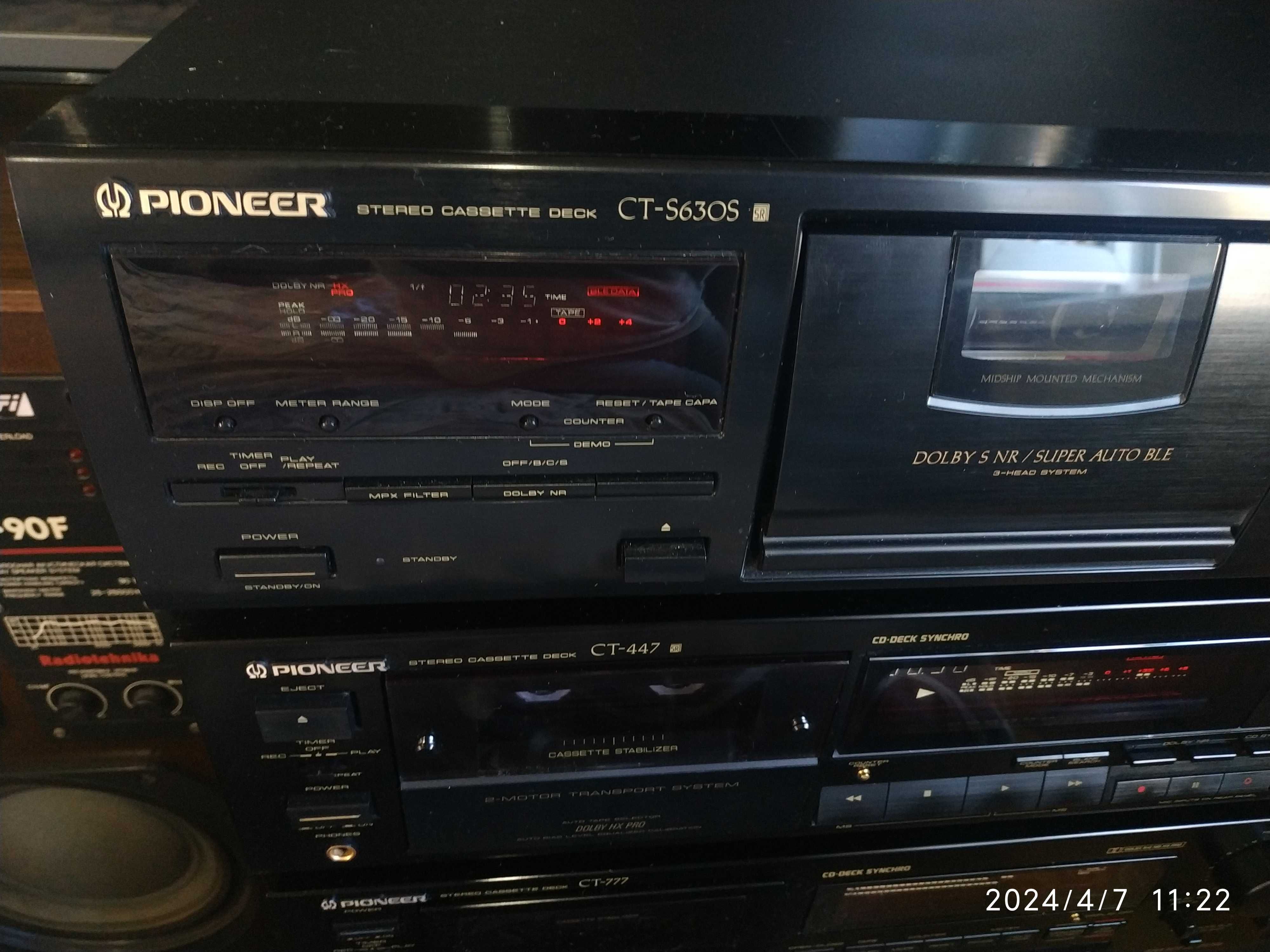 Кассетная  дека -  PIONEER CT-S630S