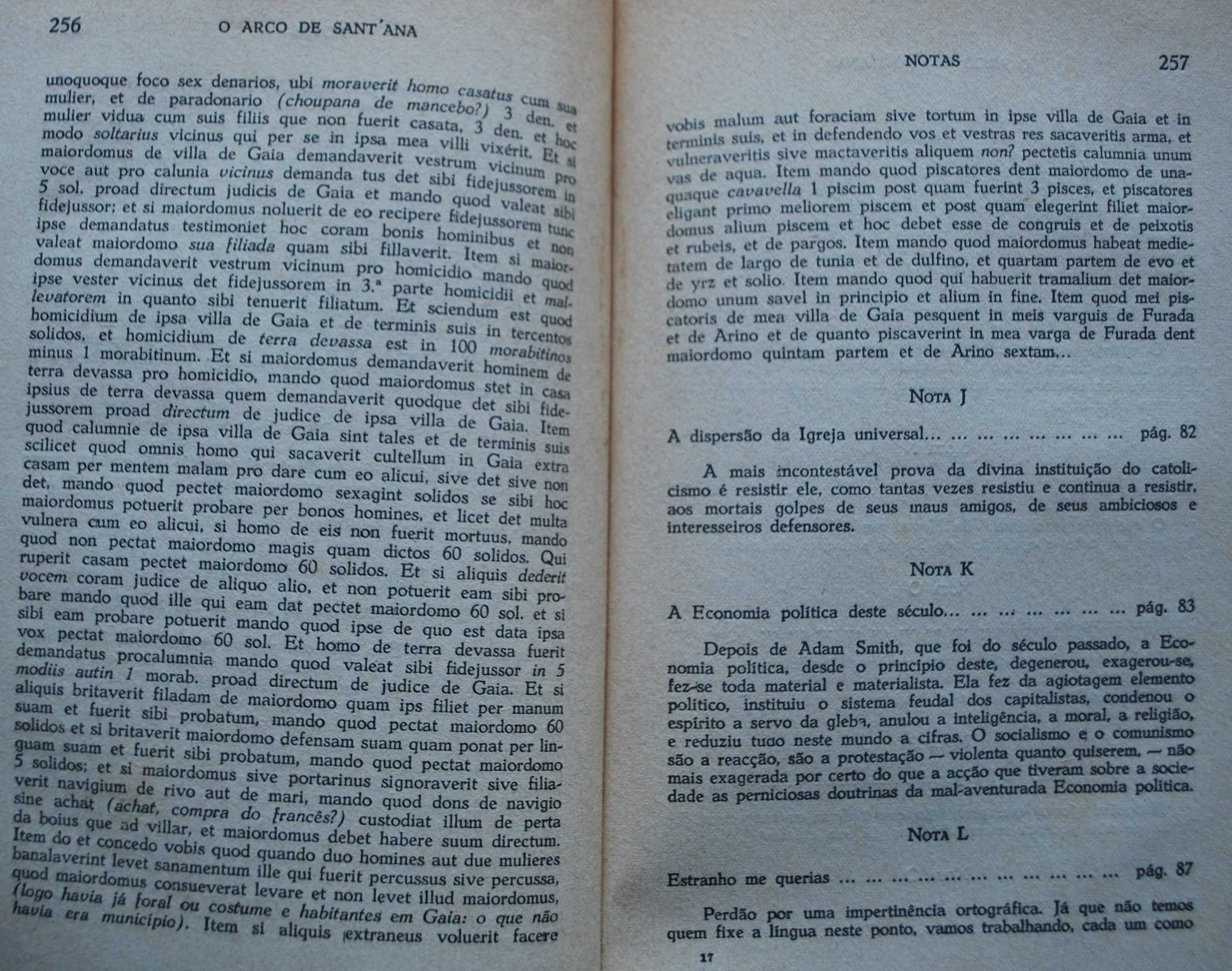 O Arco de Sant´Ana de Almeida Garrett - 1º Edição Ano 1947