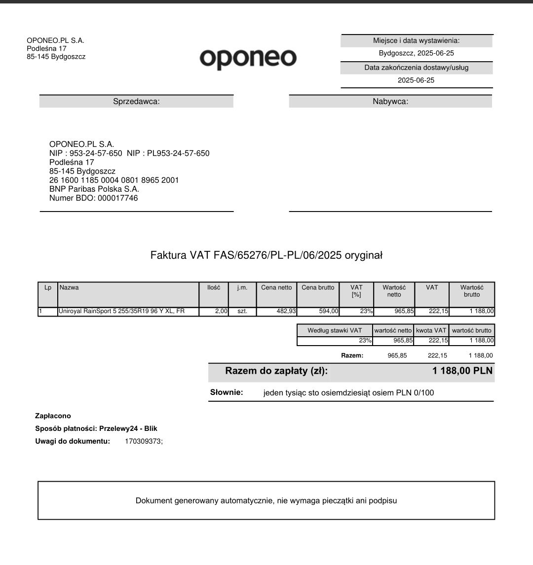 2 Opony Uniroyal Rainsport 5 255/35/19 2025