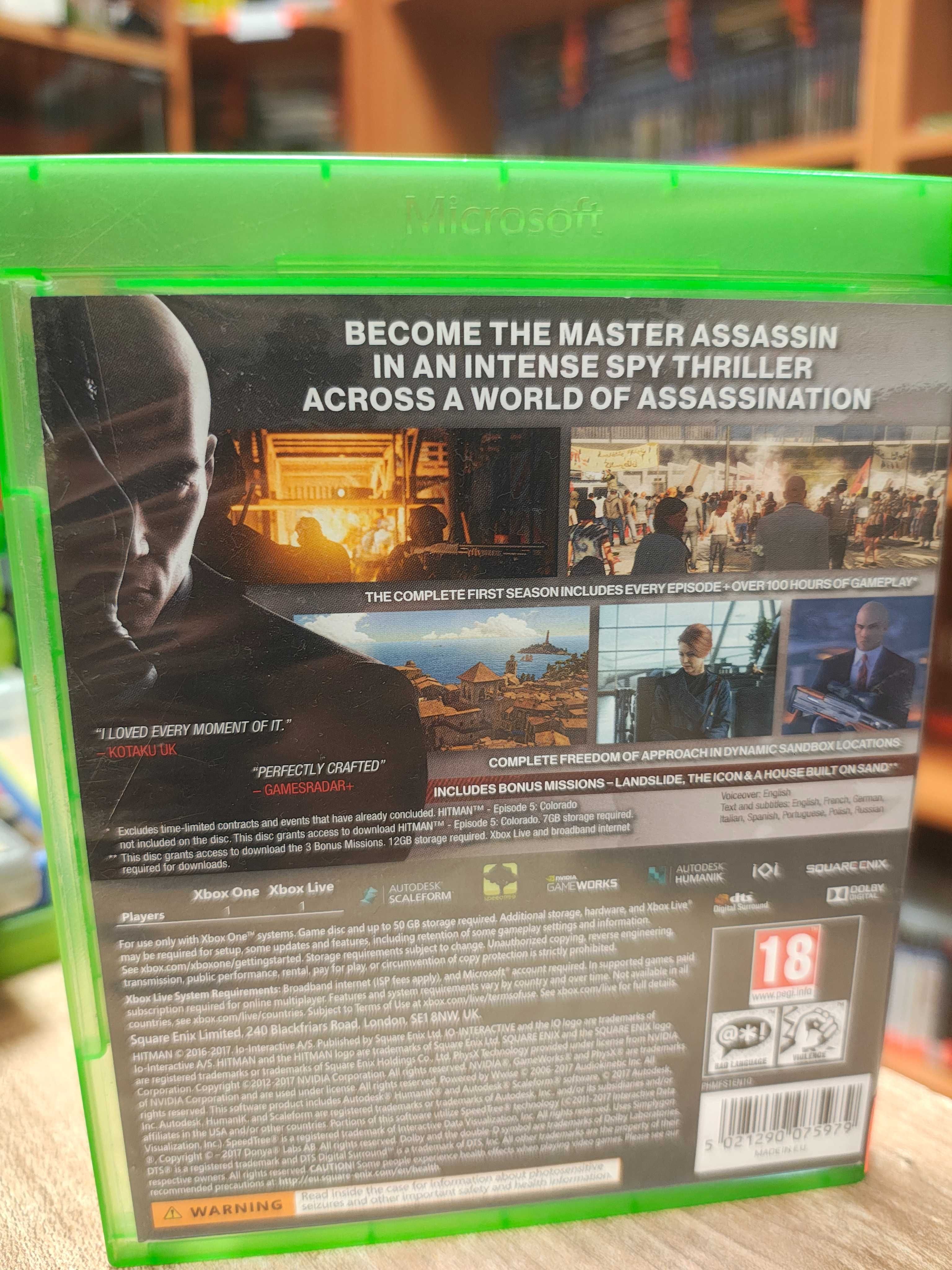 Hitman: The Complete First Season Microsoft Xbox One SklepRetroWWA