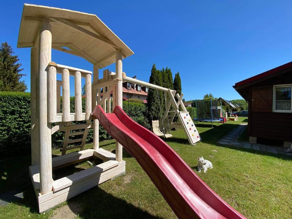 Komfortowy domek letniskowy nad morzem 350m nocleg Plac zabaw klima