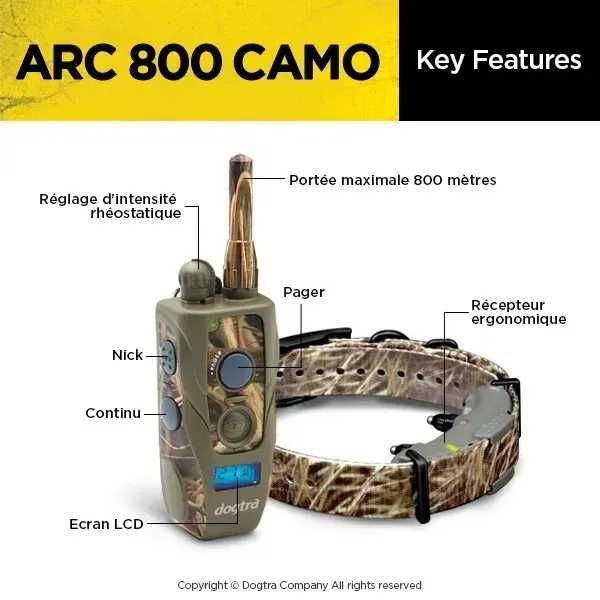 Электроошейник Dogtra ARC 800 CAMO