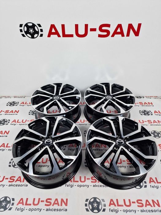 NOWE alufelgi MAZDA 18" 5x114,3: 3 5 6 CX-3 CX-30 CX-5 Czarny Pol