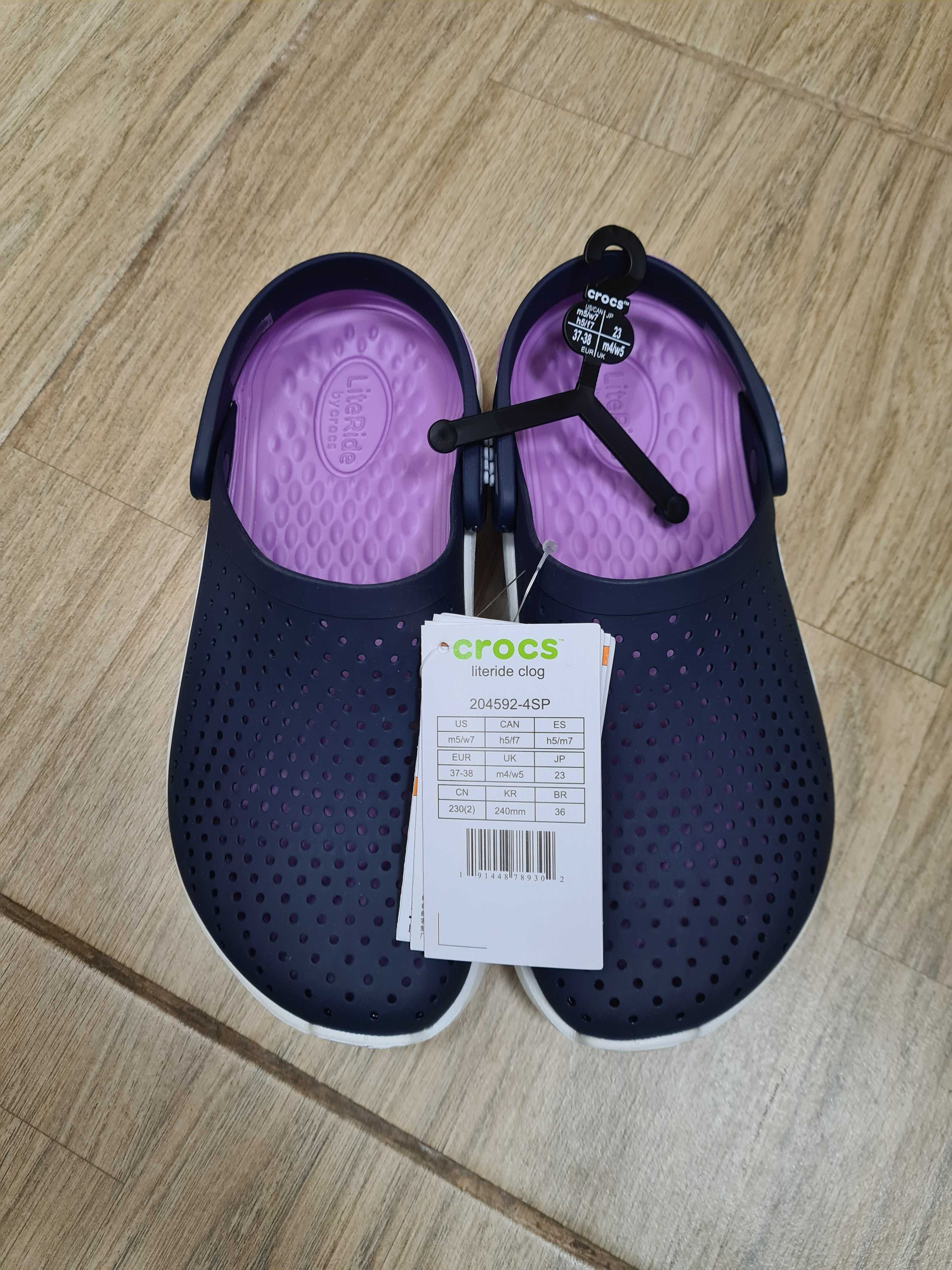 Женские Crocs LiteRide Clog, W6-W7, 100% оригинал