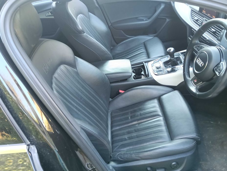 Wnętrze S-Line Audi A6 c7 Sline Skóra Elektryczne Grzane Sedan WYSYŁKA