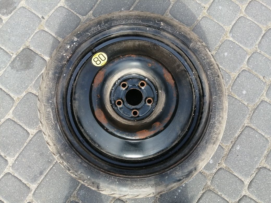 Koło dojazdowe Toyota Avensis