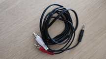 Cabos audio conversores Jack 3,5mm para RCA - 3 euros cada