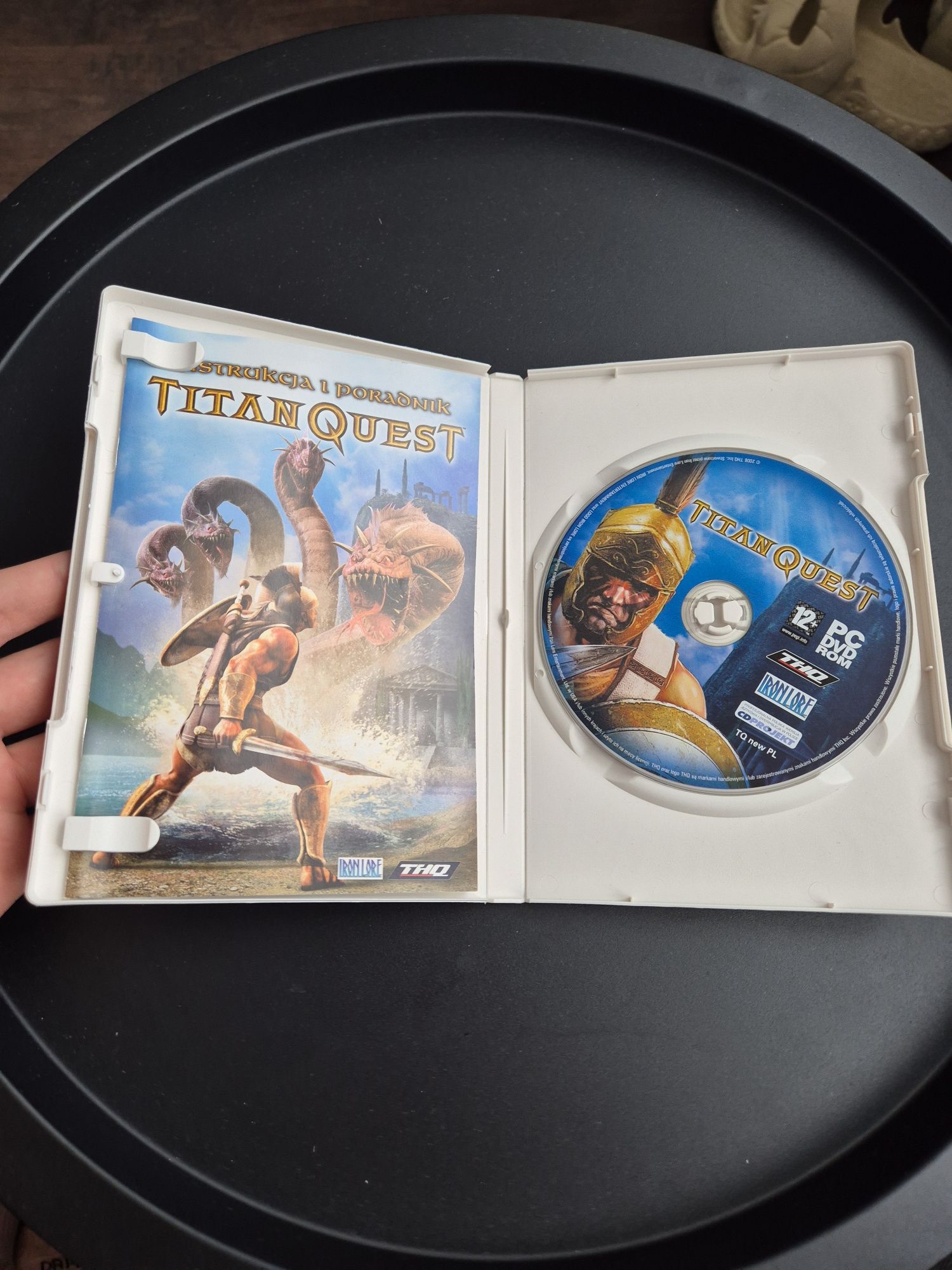 Titan quest Gra pc pudełko książka titanquest