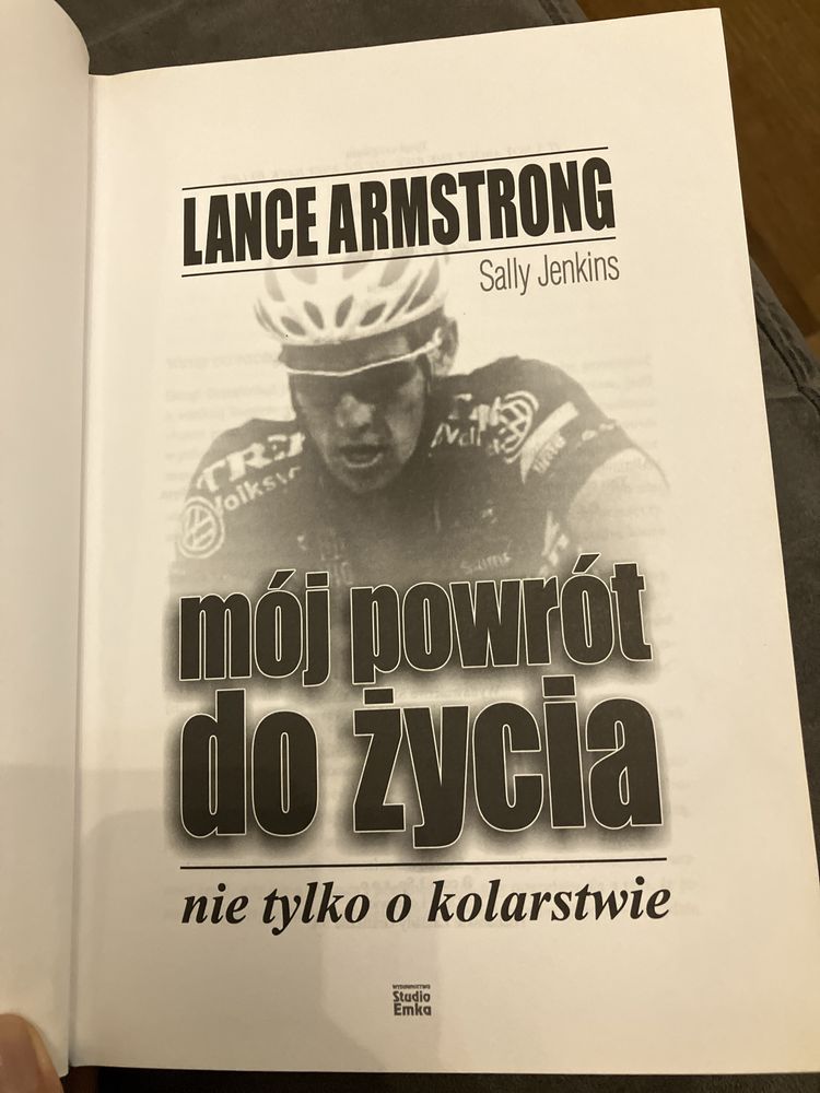 Ksiazka Lance Armstrong moj powrot do zycia