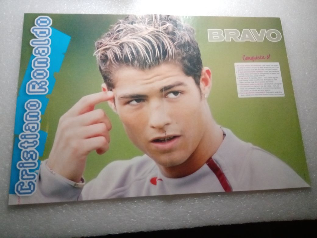 Poster antigo de Cristiano Ronaldo