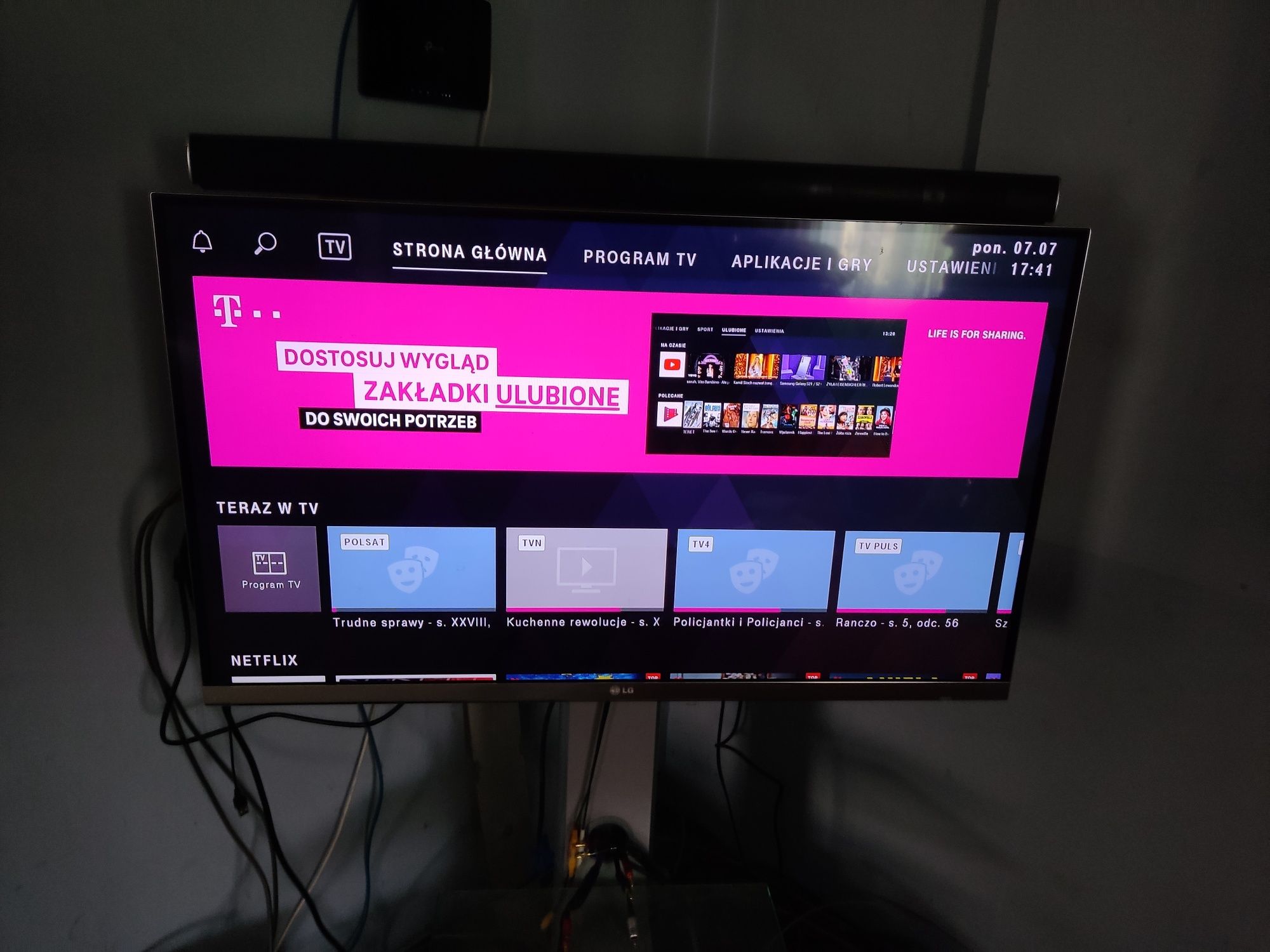 Telewizor LCD 42 LG+tuner+soundbar z subwooferem bezprzewodowym
