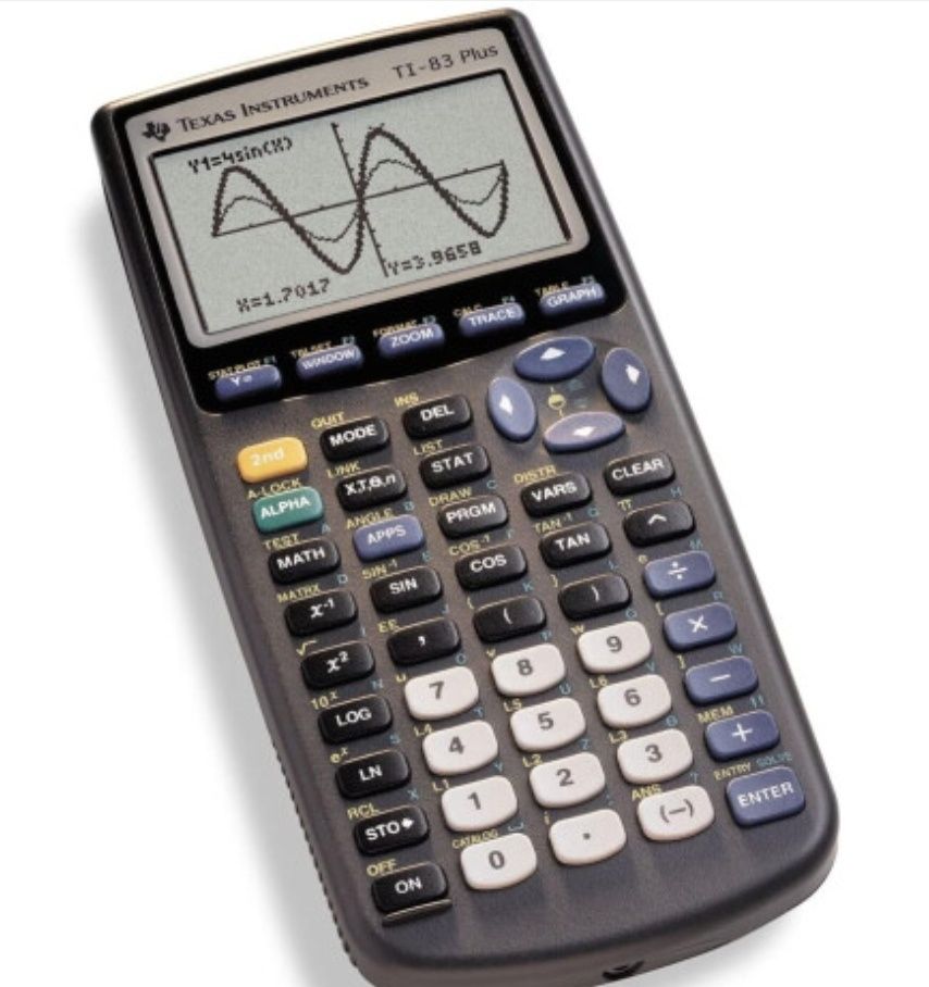 Calculadora gráfica
Texas Instrumen 83PL/CLM/1L1/V Ti 83 mais Calc Blu