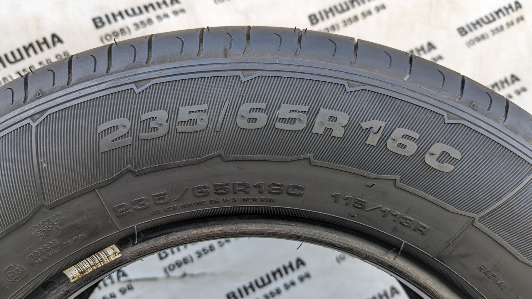 Шини 235/65 R 16C Good Year Marathon. Літо пара. Колеса склад.