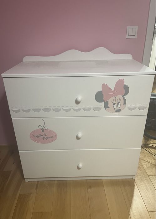 Komoda Meblik Myszka Minnie Mini Disney fronty