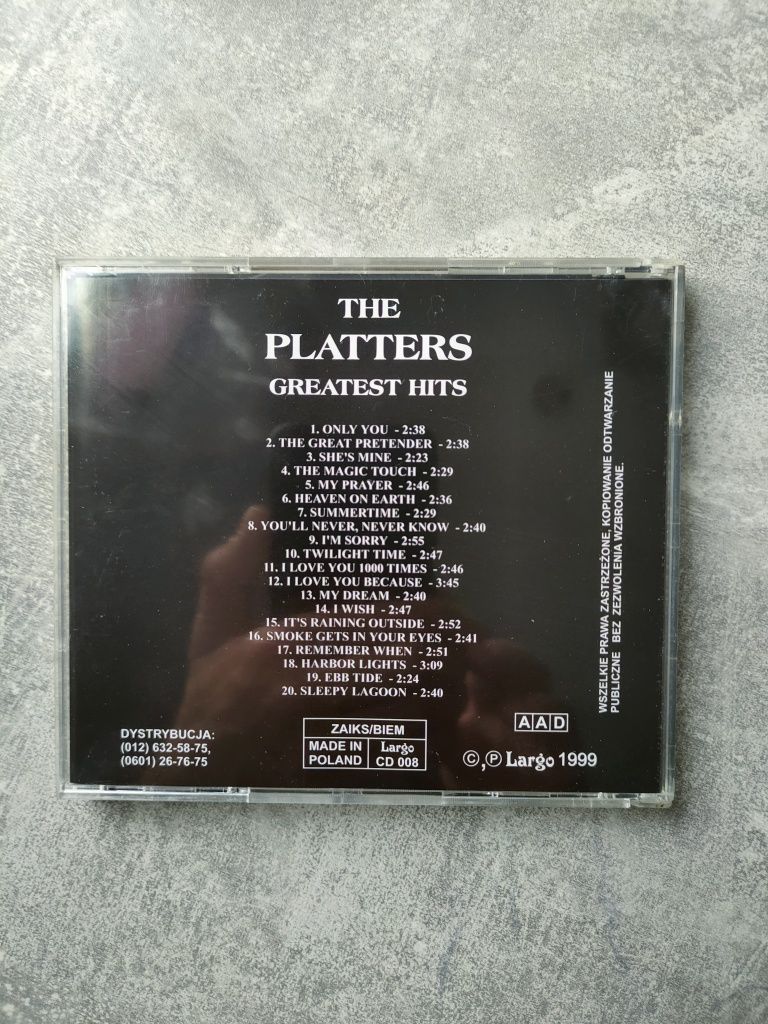 CD THE PLATTERS Gold Edition Greatest hits jak Nowa płyta kompaktowa