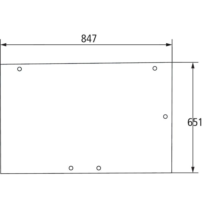 Szyba tylna Case XL 745, 844, 845, 856, 956, 1255