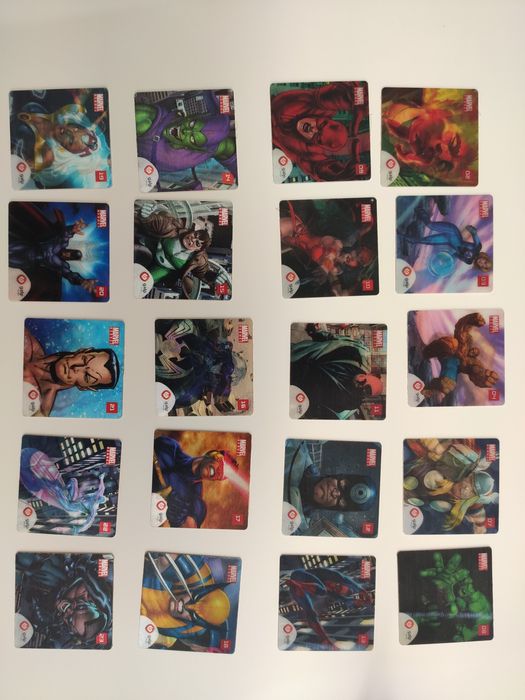 Cromos holográficos Marvel Heroes - Galp