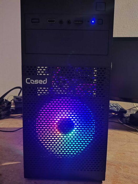 Komputer Gamingowy ARGB Ryzen 5 6x3,6 GHz(Turbo), 16GB DDR4 GTX SSD