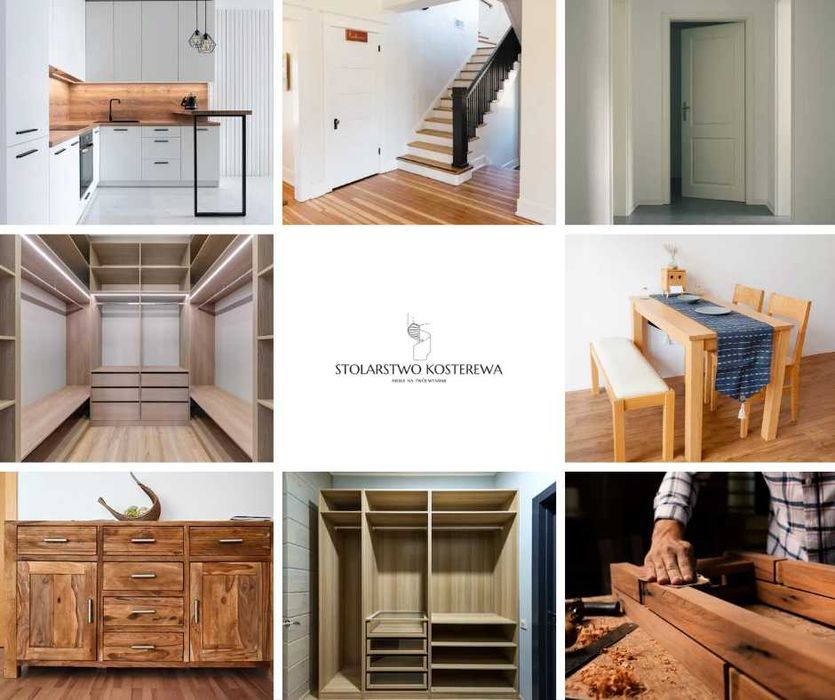 Meble na zamówienie, kuchnie, drzwi, schody, stoły