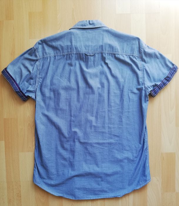 Koszula slim fit męska krótki rękaw C&A Angelo Letrico