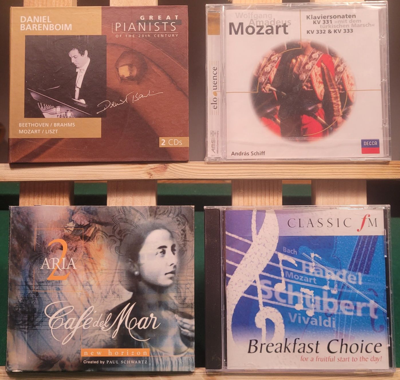 Płyty CD- Beethoven,  Vivaldi,  Ravel, Mozart  i inni