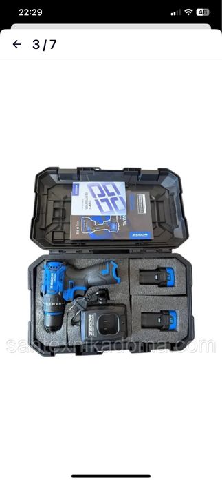 Акумуляторний шуруповерт 16V Zegor CDAX-16BLH 2 акумулятори ADVANCED