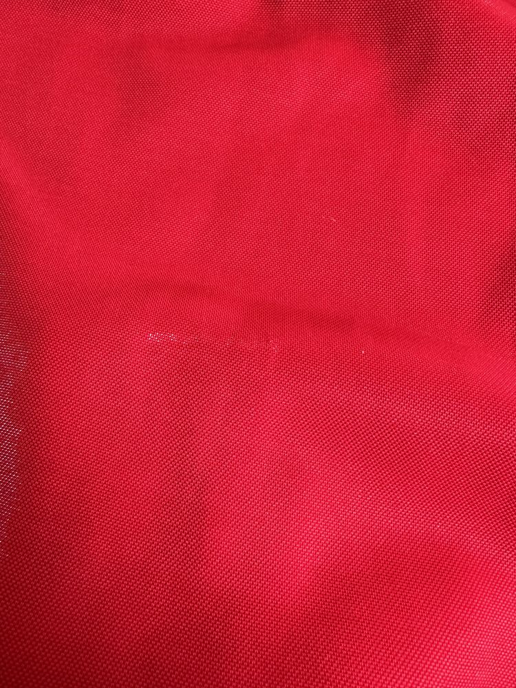 Czerwona sukienka z falbaną falbanka firmy Emo rozmiar XS