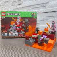 Lego Minecraft walka w Netherze