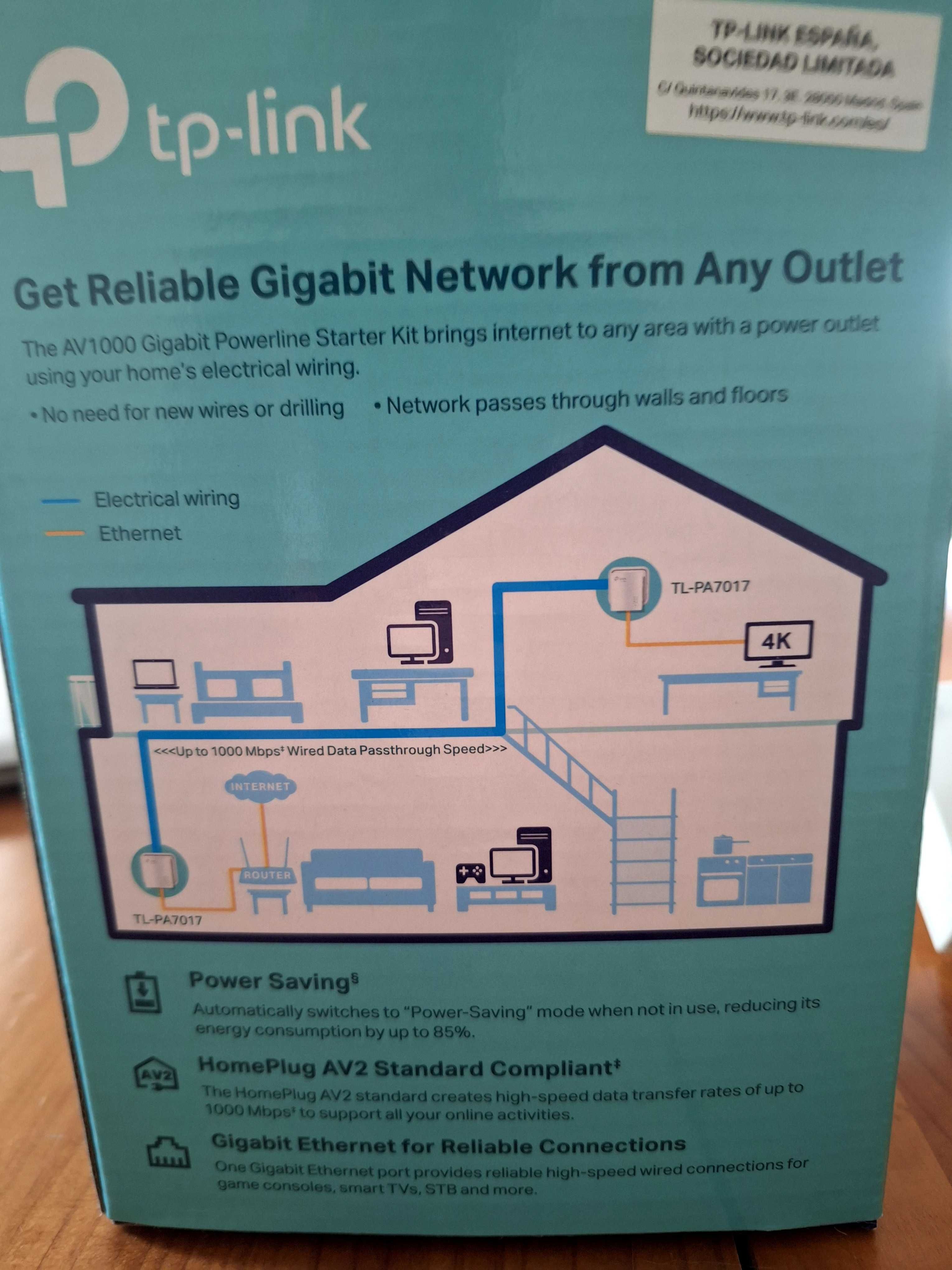 PowerLine TP-LINK TL-PA7017(Com garantia)