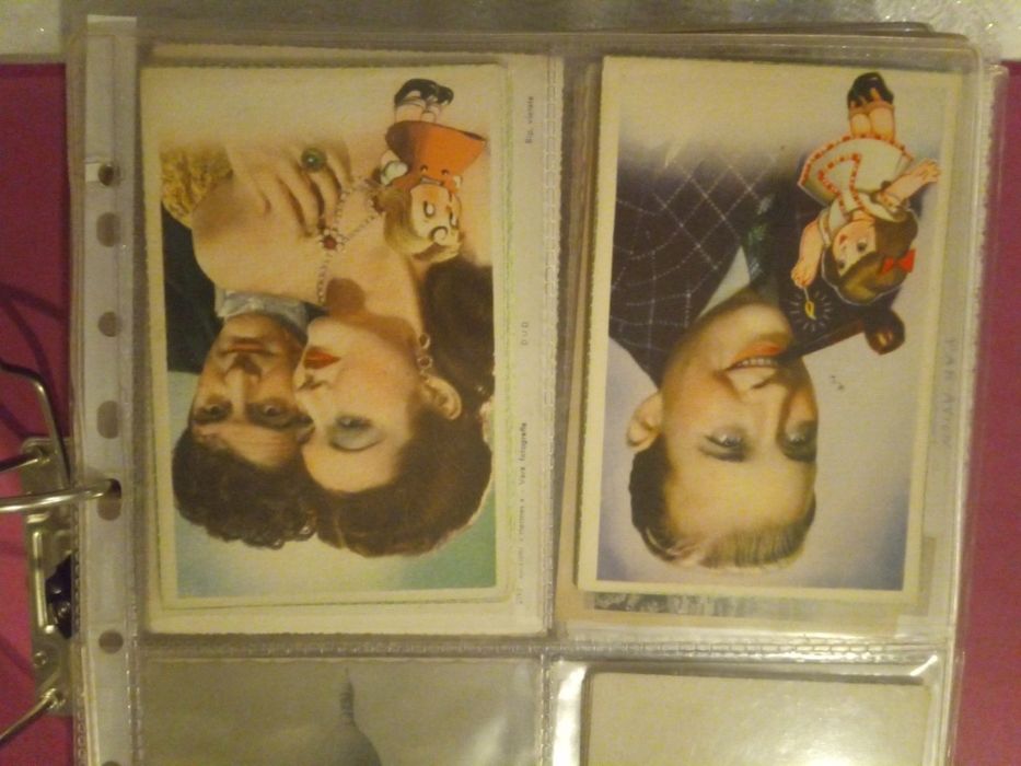 Coleção de postais antigos