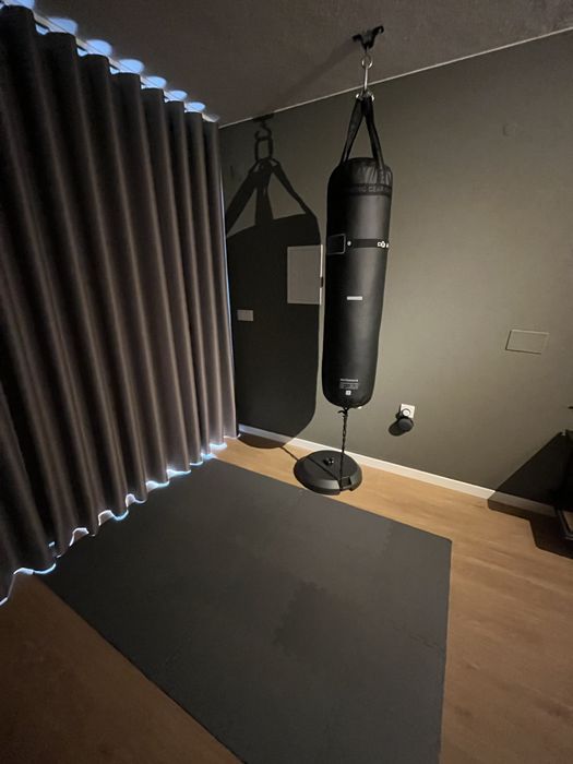 Setup Boxe Profissional - Saco, anti balanço, suporte tel e Tapete