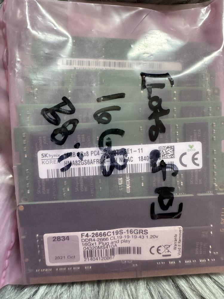 Оперативна пам’ять БУ G.Skill RipJaws SO-DIMM Series 16GB та інші