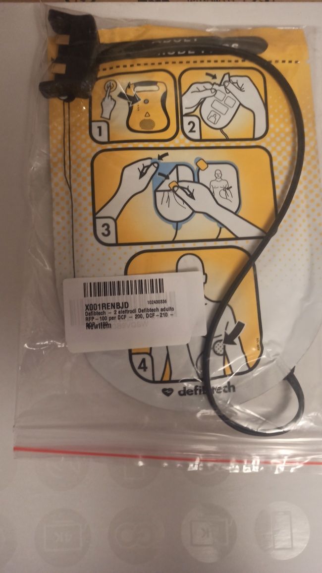 Elektrody dla dorosłych do defibrylatora AED Defibtech Lifeline AED