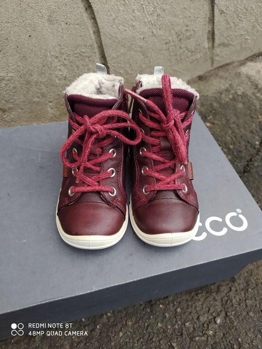 Ecco 24 ботинки на дівчинку зимові чоботи сапоги взуття ессо