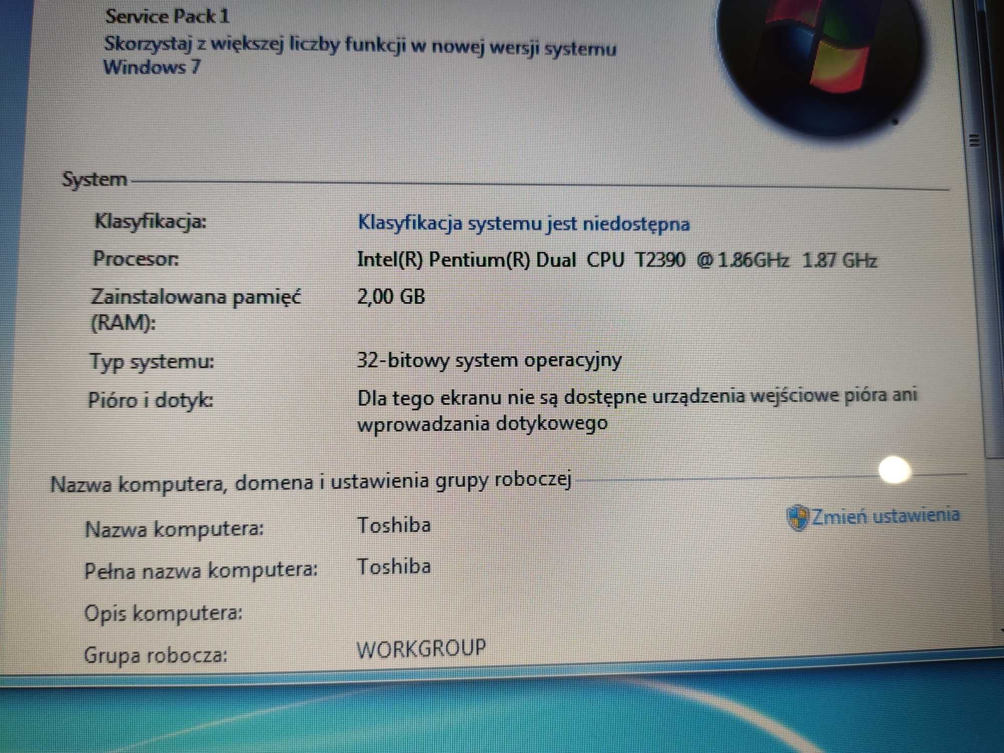 Toshiba Satellite U400 - 12R. Wysyłka dziś!