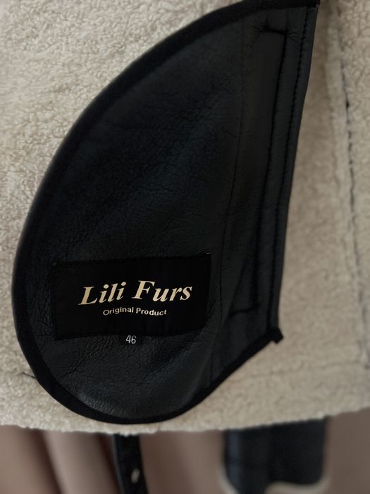 Женская дублёнка Lili Furs из натуральной овчины