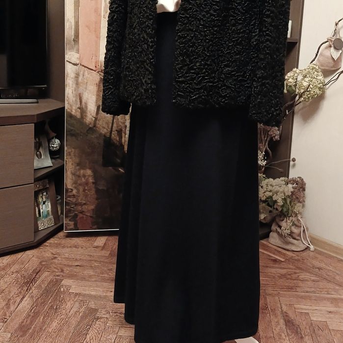 Спідниця вовна 50%  максі тепла вовняна довга