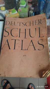 Historyczny atlas geograficzny Świat ,z Niemiec Berlin 1942