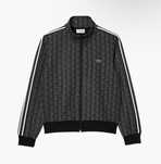 Толстовка мужская Lacoste Paris Monogram Zip-Up Grey/Black SH13684PC