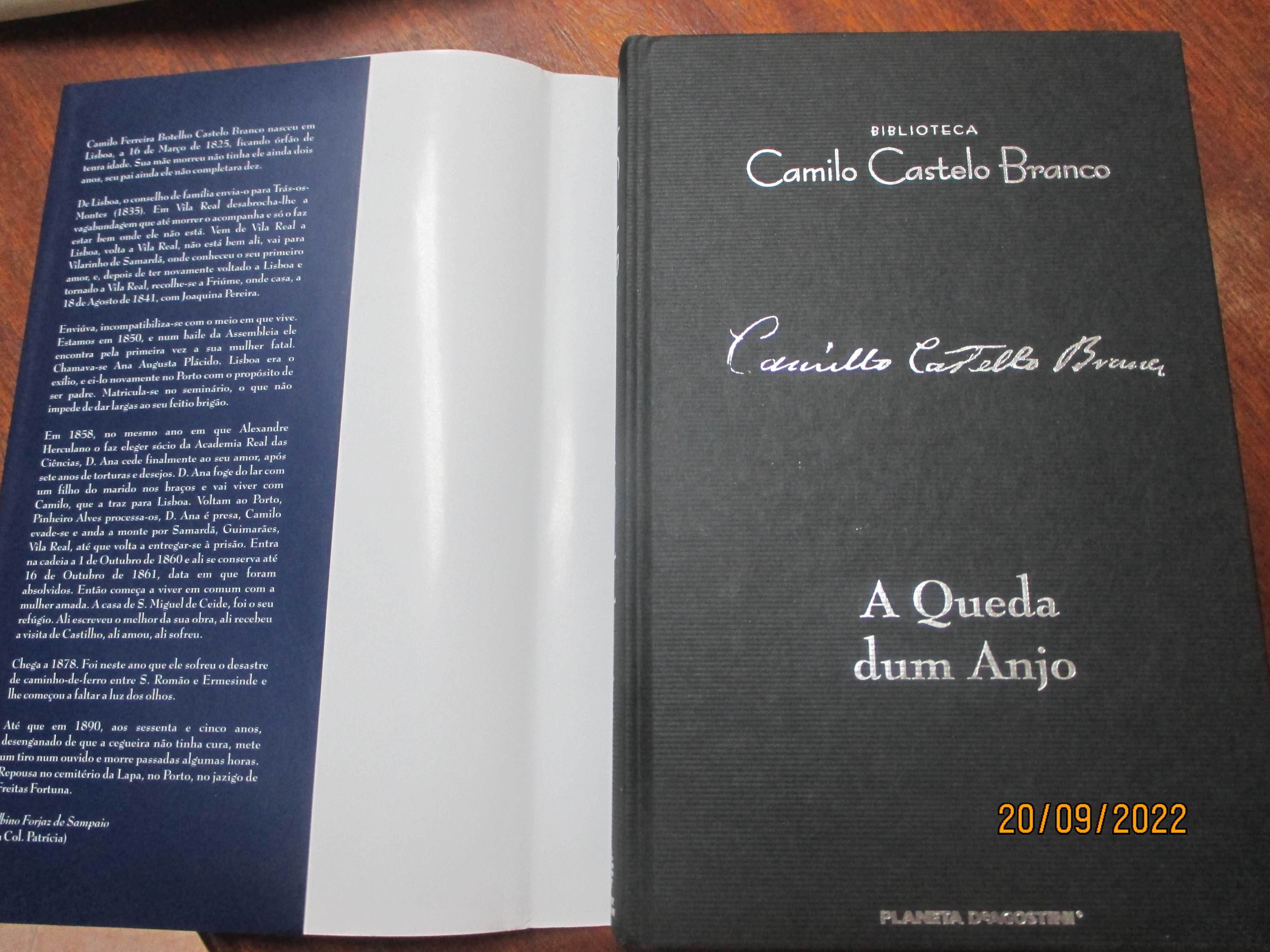 2 livros  - Frei Luís de Sousa e A queda de um anjo